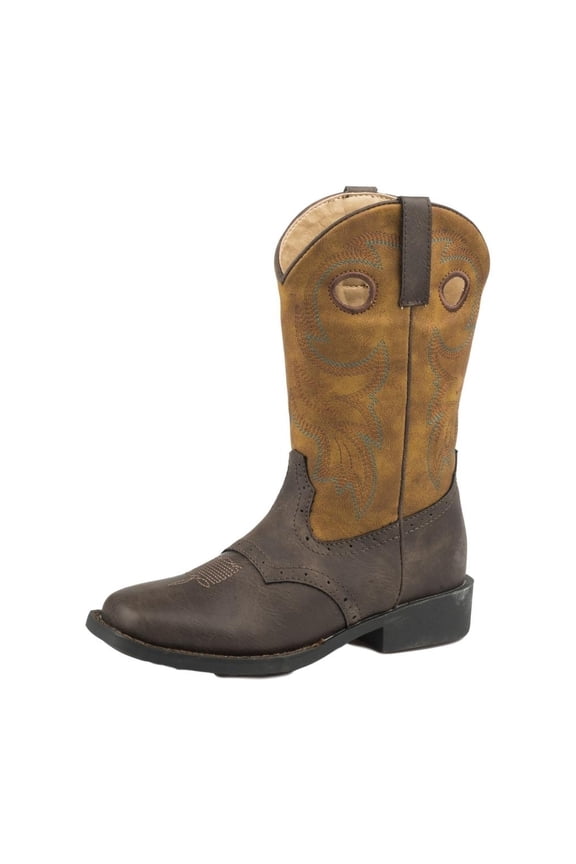 Western Boots Boys Daniel Pull On Brown 09-018-1224-2210 BR