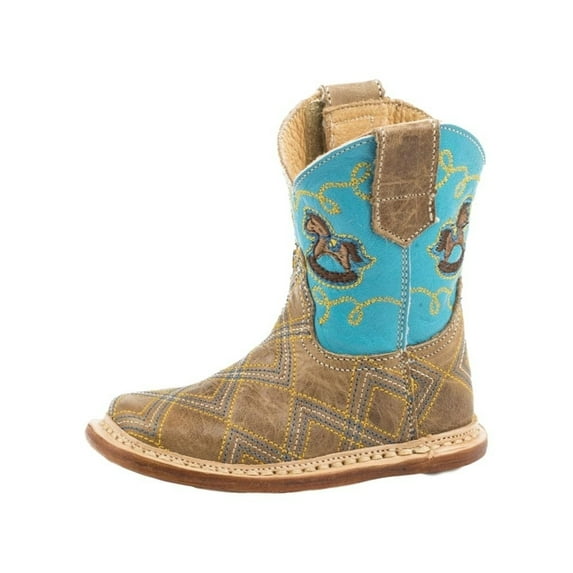 Roper Western Boots Girls Cowbabies Kyle Tan 09-016-7912-1381 TA