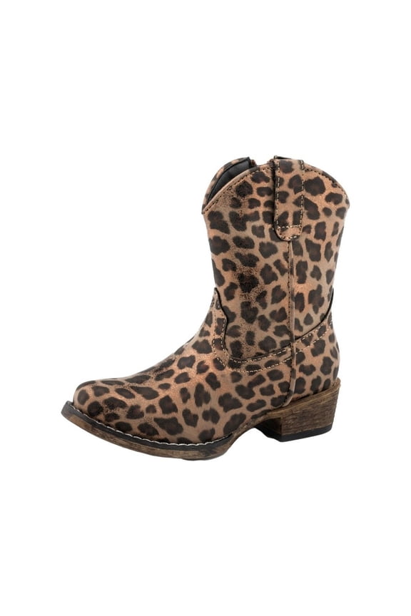 Western Boots Girls Riley TPR Sole Tan 09-017-1566-2997 TA