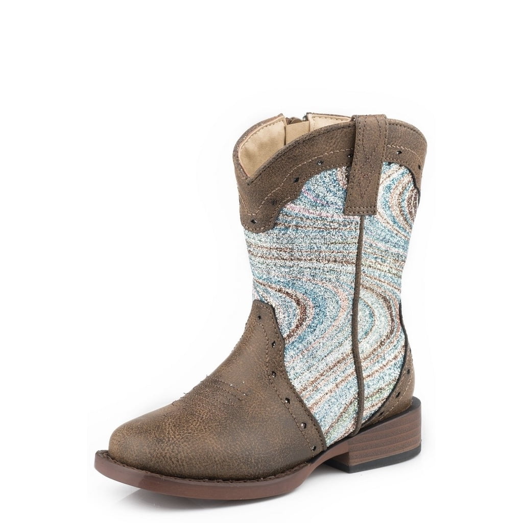 W G Roper Roper Western Boots Girls Synthetic Brown 09-017-1901-2564 BR - Walmart.com