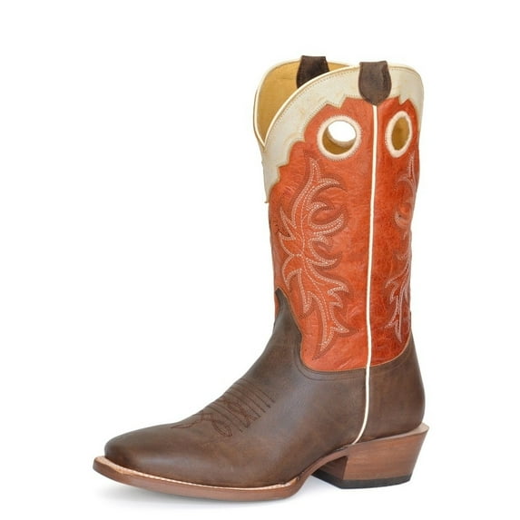 Roper Western Boots Mens Ride Em 13" Brown 09-020-7027-8498 BR