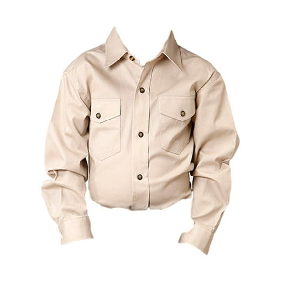 Roper Western Shirt Boys L/S Pockets Snap XS Tan 03-030-0265-1126 TA
