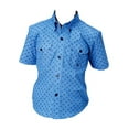thumbnail image 1 of Roper Western Shirt Boys S/S Foulard Cotton M Blue 03-031-0325-2011 BU, 1 of 2