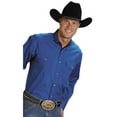 thumbnail image 1 of Roper Western Shirt Mens L/S Button Royal 03-001-0365-0031 RY, 1 of 4