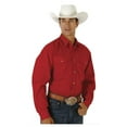 thumbnail image 1 of Roper Western Shirt Mens L/S Button Solid Tall Red 03-001-0665-0022 RE, 1 of 1