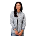 thumbnail image 1 of Roper Western Shirt Womens L/S Paisley L Blue 03-050-0064-4042 BU, 1 of 2