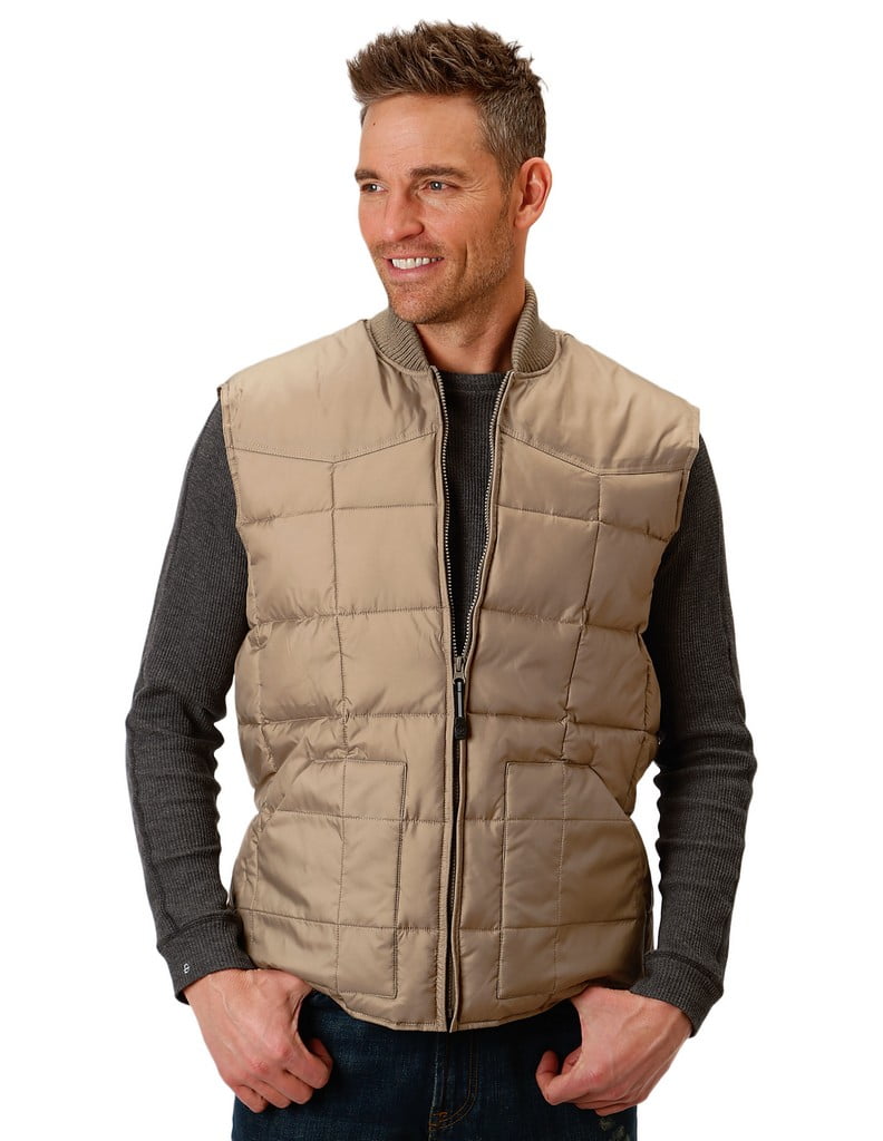 Down filled vest hot sale mens