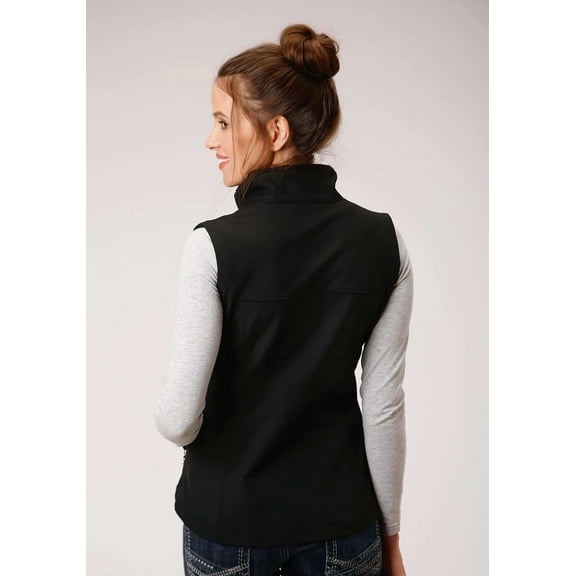 Roper Western Vest Womens Lightweight WP M Black 03-098-0781-6002 BL
