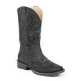 thumbnail image 1 of Women's Bling Crystal Cross Faux Western Boot Square Toe - 09-021-1901-0936 BL 11 M  US, 1 of 3