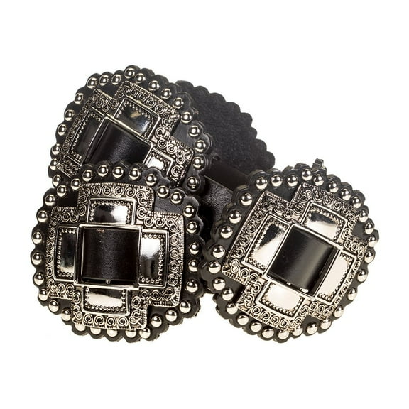 Roper Womens  Cross Concho Belt S Black