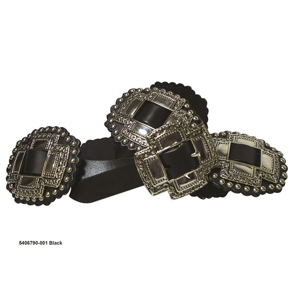 Roper Womens  Cross Concho Belt S Black