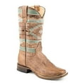 thumbnail image 1 of Roper Women's Mesa Western Boot Broad Square Toe Brown 9 1/2 M, 1 of 1
