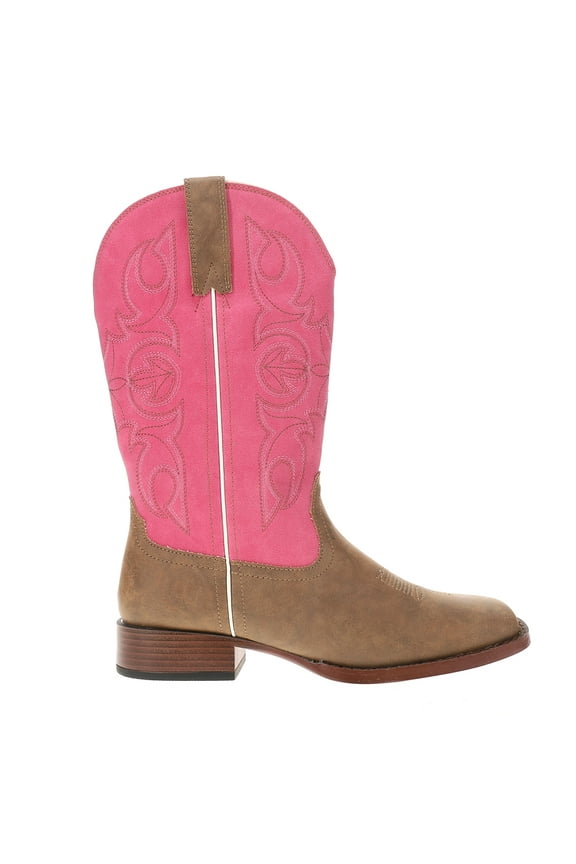 Womens Ainsley Embroidered Square Toe Cowboy Mid Calf Boots