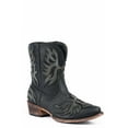 thumbnail image 1 of Roper Womens Amelia Tooled Inlay Snip Toe Cowboy  Ankle Boots, 1 of 5