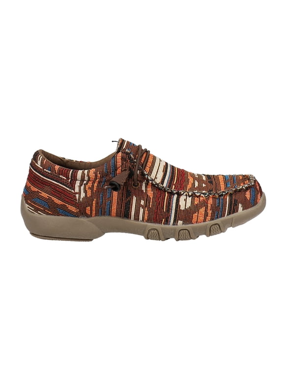 Womens Chillin Aztec Moccasins Flats Casual Shoes