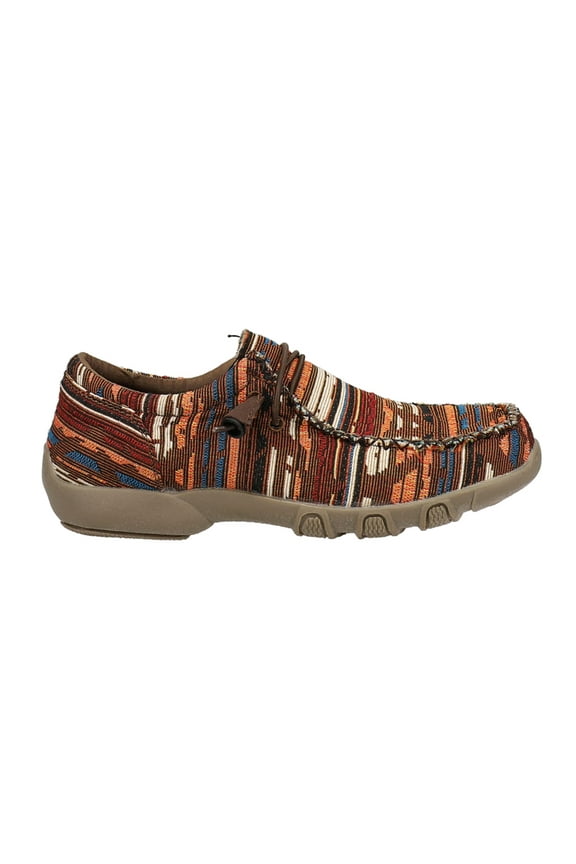 Womens Chillin Aztec Moccasins Flats Casual Shoes