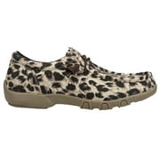 Roper  Womens Chillin Leopard Moc Toe Slip On  Flats Casual Casual