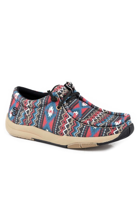 Womens Multi Aztec Printed Canvas