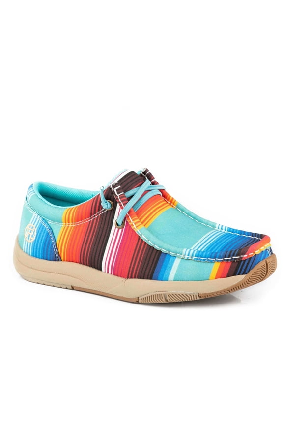 Womens Clearcut Striped Slip On Flats Casual Shoes