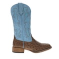 thumbnail image 1 of Roper Womens Cowboy Classic Ostrich Print Square Toe Cowboy  Mid Calf Boots, 1 of 5