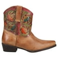 thumbnail image 1 of Roper Womens Dusty Embossed Snip Toe  Ankle Boots, 1 of 5