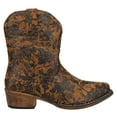 thumbnail image 1 of Roper Womens Emma Floral Snip Toe Cowboy  Ankle Boots, 1 of 5