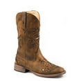 thumbnail image 1 of Roper Womens Kennedy Glitter Square Toe Cowboy  Mid Calf Boots, 1 of 5