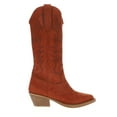 thumbnail image 1 of Roper Womens Kit Laser Embroidered Square Toe Pull On Cowboy  Mid Calf Boot, 1 of 5