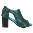 thumbnail image 1 of Roper Womens Mika Floral Embossed Peep Toe Shootie Pumps Dress Casual Shoes, 1 of 4