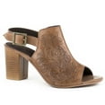thumbnail image 1 of Roper Womens Mika Floral Embossed Peep Toe Shootie Pumps Dress Casual Shoes, 1 of 5