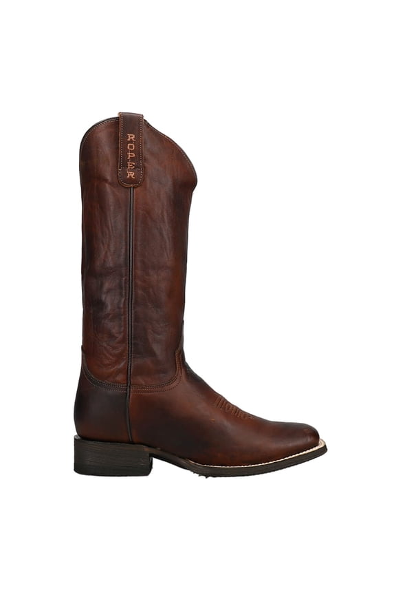 Womens Nova Square Toe Cowboy Mid Calf Boots