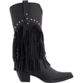 thumbnail image 1 of Roper Womens Oakley Studded Pointed Toe Cowboy  Mid Calf Boots, 1 of 7