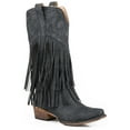 thumbnail image 1 of Roper Womens Rickrack Snip Toe Cowboy  Mid Calf Boots, 1 of 5