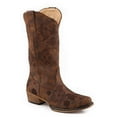 thumbnail image 1 of Roper Womens Riley Flowers Embroidered Round Toe Cowboy  Boots Shoes, 1 of 2