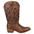 thumbnail image 1 of Roper Womens Riley Glitz Tooled Inlay Snip Toe Cowboy Mid Calf Boots, 1 of 2
