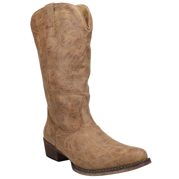 Roper Womens Riley Round Toe Cowboy Mid Calf Boots