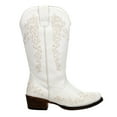 thumbnail image 1 of Roper Womens Riley Scroll Embroidered Snip Toe Cowboy  Mid Calf Boots, 1 of 5