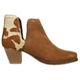 thumbnail image 1 of Roper Womens Rowdy Cow Snip Toe Cowboy  Ankle Boots, 1 of 5