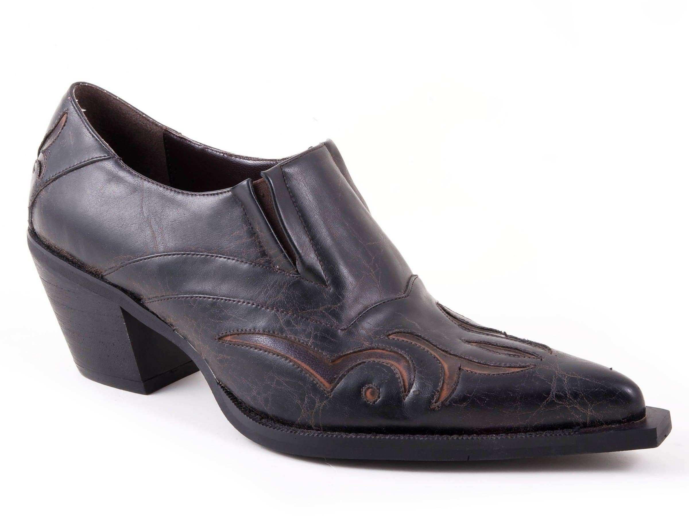 Sarah Roper Designer Roper Womens Sarah TooledInlay Pointed Toe Cowboy Ankle Boots - Walmart.com
