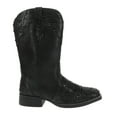 thumbnail image 1 of Roper Womens Starlit Rhinestone Square Toe Cowboy  Mid Calf Boots, 1 of 5