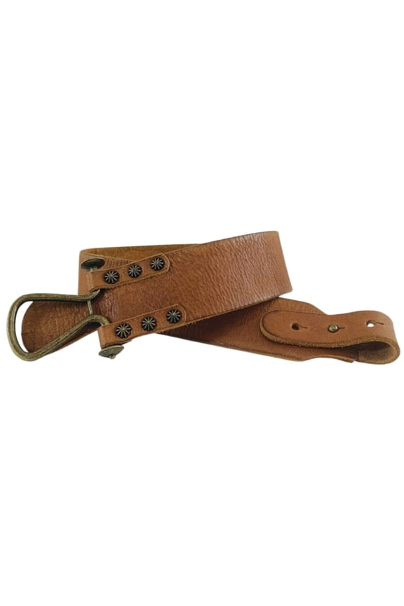 Womens Tapered Buffalo Leather Belt (XL)