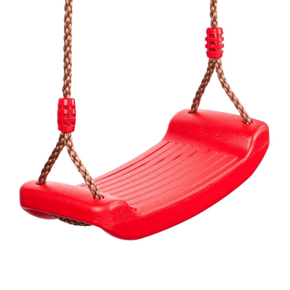Ropes Swing Outdoor Tree Swing for Kids Indoor Outdoor Play Set Playground Anti-slip Plastic Swing Seat, Adjustable Hemp Rope