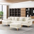 thumbnail image 1 of Rophefx 114.17" U-Shaped Sectional Sofa Couch, 4 Seat Sofa Set for Living Room, 1 of 7