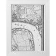 thumbnail image 1 of Roque, John 24x32 White Modern Wood Framed Museum Art Print Titled - Roque Sectional map of London 1748, 1 of 4