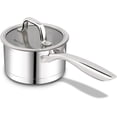 thumbnail image 1 of Rorence 2.5 QT Stainless Steel Saucepan with Transparent Glass Lid, Induction Compatible Sauce Pan, 1 of 8