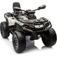 thumbnail image 1 of Roromall 2 Seater Ride On ATV for Kids, 24V Ride On Toy Car with Leather Seat, EVE Wheels, LED Lights, 2WD/4WD Power, Music, 4 Wheeler Electric Car Battery Powered for Boys Girls, 1 of 7