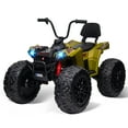 thumbnail image 1 of Roromall 24V Kids ATV, 2-Seater Ride on Car 4WD Quad Electric Vehicle, 2x200W Powerful Engine, with 7AHx2 Large Battery, Accelerator Handle, EVA Tires, Full Metal Suspensions, LED Light & Music, 1 of 6