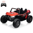 thumbnail image 1 of Roromall 24V Ride on Car for Kids, 2 Seats Ride On UTV with Remote Control, One More Foldable Seat, 15.4" Extra Large EVA Wheels, Music, Light, Max Load 140LBS, Electric Vehicle for 3-8 Years, 1 of 6