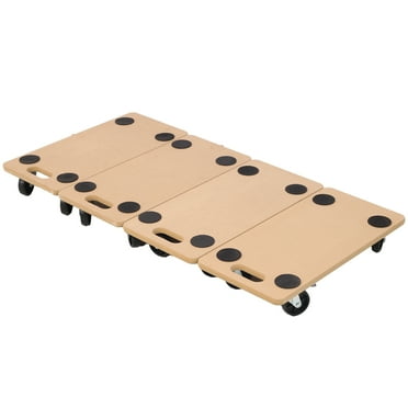 Roromall 4 PCS Multipurpose Mover Dolly Wheel Dolly Cart for Moving Furniture Appliances Boxes 500 lbs Capacity