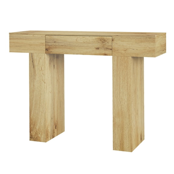 Roromall 47" Wooden Console Table with Drawer, Rectangular Sofa Table Behind The Couch, Industrial Farmhouse Entryway Foyer Hallway Tables for Entrance, Living Room